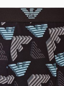 Confort diario y diseño exclusivo en el Boxer marrón Emporio Armani.