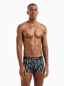 Boxer Emporio Armani en algodón estampado con logo intergral