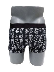 Boxer Emporio Armani en algodón estampado con logo intergral