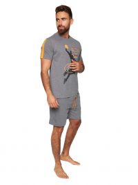 Pijama hombre Muydemi Basket en gris