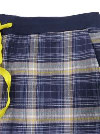 Pijama Muydemi combinado azul con puños
