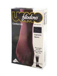 Calcetín Alto para Hombre de Filodoro en negro 