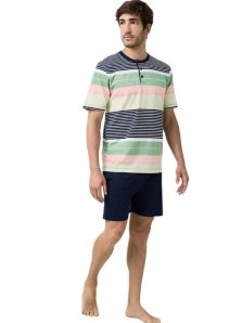 pijama de verano Guasch para hombre en algodón fresco para dormir con comodidad