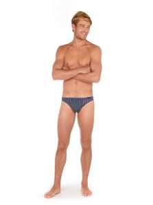 Micro Slip HOM mod. Cavalaire en microfibra estampada