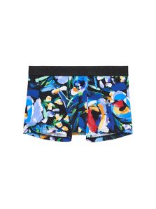 Boxer HOM mod. Levant en microfibra con estampado vegetal