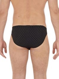Slip HOM mod. Max estampado en microfibra en negro