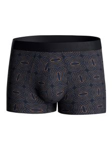 Boxer I AM (Impetus) de Lyocell estampado geométrico en azul océano