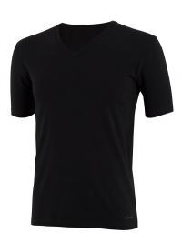 Camiseta Impetus Innovation cuello pico negra y manga corta