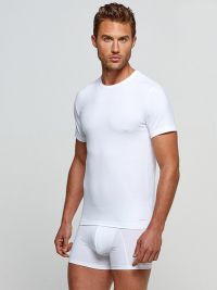 Camiseta Impetus Innovation cuello redondo en blanco y manga corta