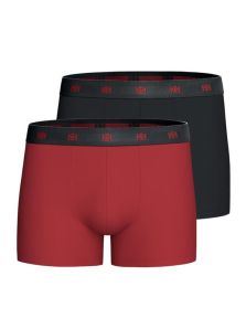 Pack 2 Boxers Impetus en Lyocell: rojo y marino