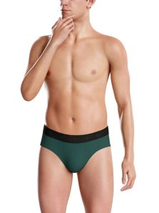 Pack Impetus lyocell: slips lisos en verde y negro, la combinación perfecta.