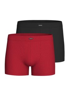 Pack 2 Boxers Impetus en Lyocell en rojo y negro