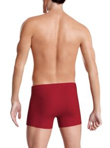 Ropa interior Impetus para un año nuevo con suerte: set masculino con bóxer rojo rayado y otro negro liso.