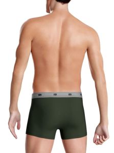 El pack de 2 calzoncillos Impetus en verde y negro ofrece máxima comodidad y frescura.