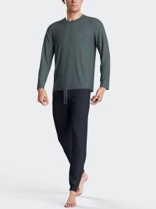 Pijama Impetus de Lyocell y Algodón en gris y marino