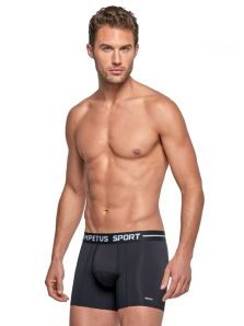 Entrena sin límites con el confort del boxer Impetus negro de microfibra. ¡Tu aliado perfecto!