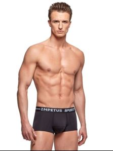 Libertad de movimiento con Airflow en el gimnasio: Boxer Corto Impetus Sport negro. ¡Tu aliado deportivo!