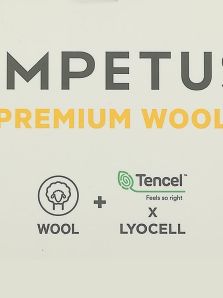 Impetus camiseta Premium Wool de lana y lyocell en manga corta