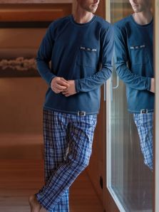 Pijama Jan Men (Janira) algodón mod. Always con pantalón de tela