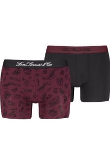 Pack 2 Boxers Levi´s red combo