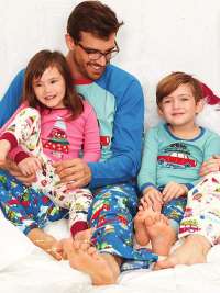 Pijama Hombre Little Blue House Retro Festive