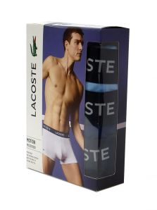 Pack de 3 Boxers Lacoste en microfibra VUC