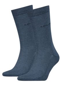 Pack de 2 pares de calcetines Levi´s lisos de algodón y lyocell (Tencel)