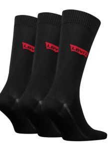 Regalo ideal: tres pares de calcetines Levi’s en color negro.