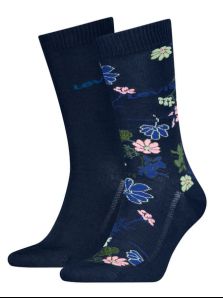 Pack de 2 pares de calcetines Levi´s estampados en azul