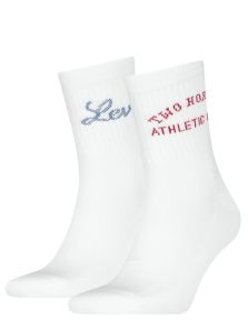 Pack de 2 pares de calcetines Levi´s lisos de caña corta
