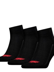 Pack de 3 pares de calcetines tobilleros de Levi´s en negro