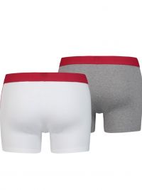 Pack 2 Boxers Levi´s 200 Series Blanco y Gris