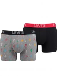 Pack 2 Boxers Levi´s 200 Series mod. Caviar Gris