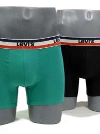 Pack 2 Boxers Levi´s 200 Series Green and Black