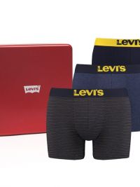 3 Pack Boxers Levi´s Caja Ed. Navidad Amarillo