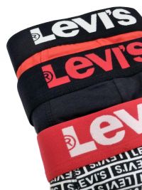 3 Pack Boxers Levi´s Caja Ed. Navidad Rojo