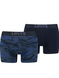 Pack 2 Boxers Levi´s en azul camuflaje y marino 