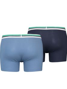 Pack 2 Boxers Levi´s azules con cinturilla bicolor