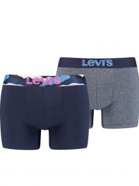 Pack 2 Boxers Levi´s en marino y azul jaspeado