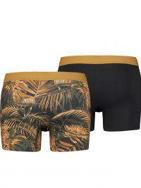 Pack 2 Boxers Levi´s estampado tropical en negro