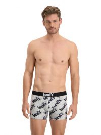 Pack 2 Boxers Levi´s en gris con logo grande y negro