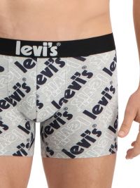 Pack 2 Boxers Levi´s en gris con logo grande y negro