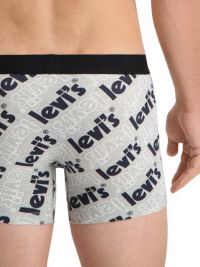 Pack 2 Boxers Levi´s en gris con logo grande y negro