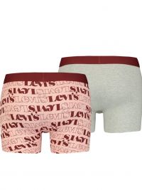 Pack 2 Boxers Levi´s estampado con logo Red Combo