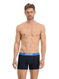 Pack 2 Boxers Levi´s en marino y gris con goma vista contrastada