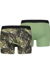 Pack 2 Boxers Levi´s estampado Spacey Flower en verde