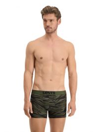 Pack 2 Boxers Levi´s en verde camuflaje y negro