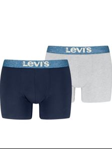 Pack 2 Boxers Levi´s en marino y gris jaspeado