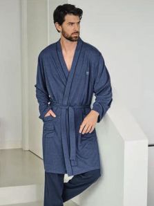 Bata Massana en azul marino jaspeado 