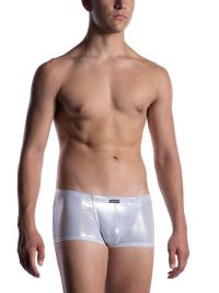 Boxer Manstore Bungee Pants liso plateado